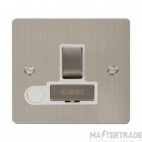 Click Define FPSS551WH 13A DP Switched FCU With Optional Flex Outlet Stainless Steel