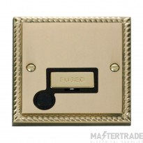 Click Deco GCBR550BK 13A FCU With Optional Flex Outlet Georgian Brass