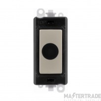 Click GridPro Socket Flex Outlet Module Black Insert 20A Pearl Nickel