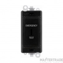 Click GridPro Switch DP Key Emergency Test Module Black Insert 20AX