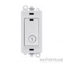 Click GridPro Fused Module Lockable White Insert 13A