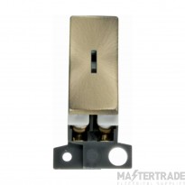 Click Minigrid Switch Ingot 2 Way Key Module 10A Antique Brass