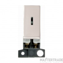 Click Minigrid Switch Ingot 2 Way Key Module 10A Pearl Nickel