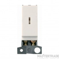 Click Minigrid Switch 2 Way Key Module 10A Polar White
