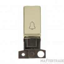 Click Minigrid Switch Ingot 1 Way Retractive Bell Module 10A Brass
