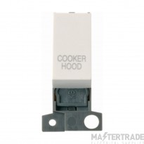 Click Minigrid Switch DP Resistive Module Cooker Hood 10AX 13A Polar White