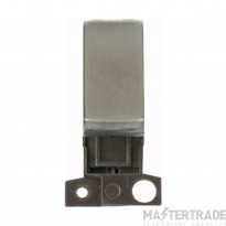 Click Minigrid Switch DP Resistive Module 10A Stainless Steel