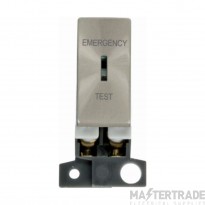 Click Minigrid Switch Ingot DP Resistive Module Emer Test 13A Brushed Stainless