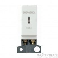 Click Minigrid Switch DP Resistive Module Emergency Test 13A White