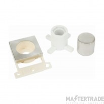 Click Minigrid Dimmer Unit Module Mounting Kit Brushed Stainless