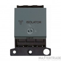 Click Minigrid Switch TP Lockable Fan Module 10A Black