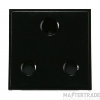 Click New Media Socket Round Pin Module 15A Black