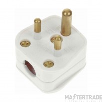 Click Essentials Plug 3 Pin Round 2A White