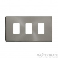 Definity SCP20403BS 3 Gang GridPro Frontplate