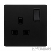 Definity SFBK035BK 13A 1 Gang DP Switched Socket Outlet
