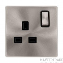 Definity SFBS535BK 13A 1 Gang DP Switched Socket Outlet