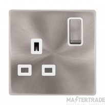 Definity SFBS535PW 13A 1 Gang DP Switched Socket Outlet