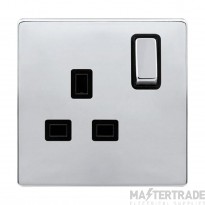 Definity SFCH535BK 13A 1 Gang DP Switched Socket Outlet