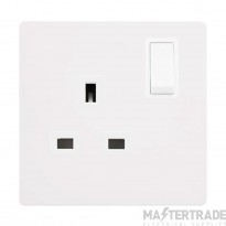 Definity SFMW035PW 13A 1 Gang DP Switched Socket Outlet