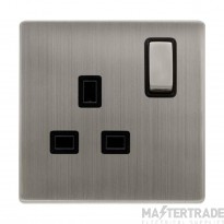 Definity SFSS535BK 13A 1 Gang DP Switched Socket Outlet