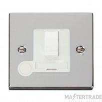 Click Deco VPCH051WH 13A DP Switched FCU With Optional Flex Outlet Chrome