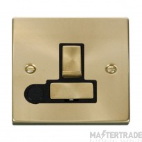 Click Deco VPSB551BK 13A DP Switched FCU With Optional Flex Outlet Satin Brass