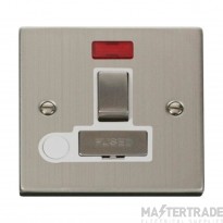 Click Deco VPSS552WH 13A DP Switched FCU With Neon & Optional Flex Outlet Stainless Steel