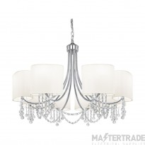 Searchlight Nina Ceiling Pendant Light with White Shades