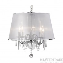 Searchlight Venetian Ceiling Pendant Light with White Shade