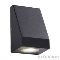Searchlight Outdoor 1 Light Triangular Wall In Grey