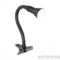 Searchlight Clip on Desk Lamp in Black with Table Clamp