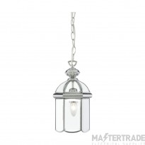 Searchlight 1 Light Ceiling Lantern In Polished Chrome