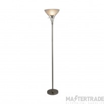 Searchlight Linea Satin Silver Floor Lamp