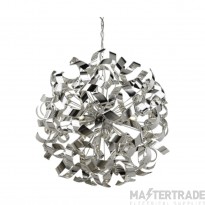 Searchlight Curls Ceiling Pendant Light In Chrome Dia: 600mm