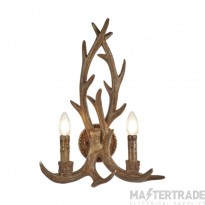 Searchlight Stag 2Lt Antler Wall Bracket