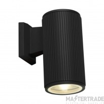 Searchlight Outdoor 1lt Wall/porch Light Black With Clear Glass Diffuser