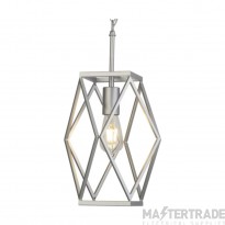 Searchlight Chassis 1Lt Satin Silver Pendant