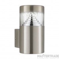 Searchlight Brooklyn Led Outdoor Wall Light Stainless Steel Sq Backplate