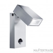 Searchlight Outdoor Wall Light With Motion Sensor In Stainless Steel