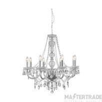Searchlight Marie Therese 8 Light Clear Acrylic Chandelier