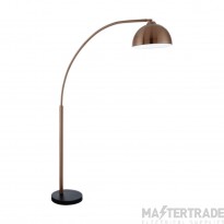 Searchlight Giraffe Floor Lamp In Copper With Dome Shade