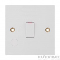 Selectric Switch DP c/w Flex 20A White