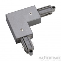 SLV Connector Corner 1 Circuit Earth On Outside 16A 220-240V 10.4x10.4x1.8cm Grey Polycarbonate
