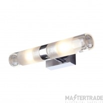 SLV Wall Light MIBO Up/Down G9 QT14 IP21 2x25W 220-240V 4x23x8.5cm Chrome Aluminium