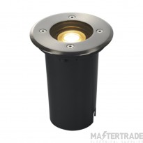 SLV Groundlight SOLASTO Round GU10 LED 6W 230V 12cm Stainless Steel 304