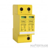 SPD SY1-C40X Type 2+3 Surge Protection Device, single phase, with window indication