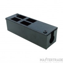 Tass Box Data 4 Way LJ6C c/w 25mm Gland Hole 191x64x55mm Powder Coated Steel