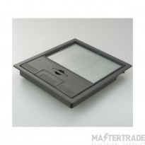Tass Lid Floor Box for 2 Compartment Compact 223x197x6mm Grey Polycarbonate ABS