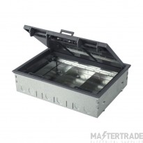 Tass 3C Screed Floor Box (RCD Compatible) 303x221x80mm c/w 20 & 25mm Knockouts