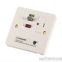 Timeguard Connection Unit RCD Fused Passive Latching Shallow Body White